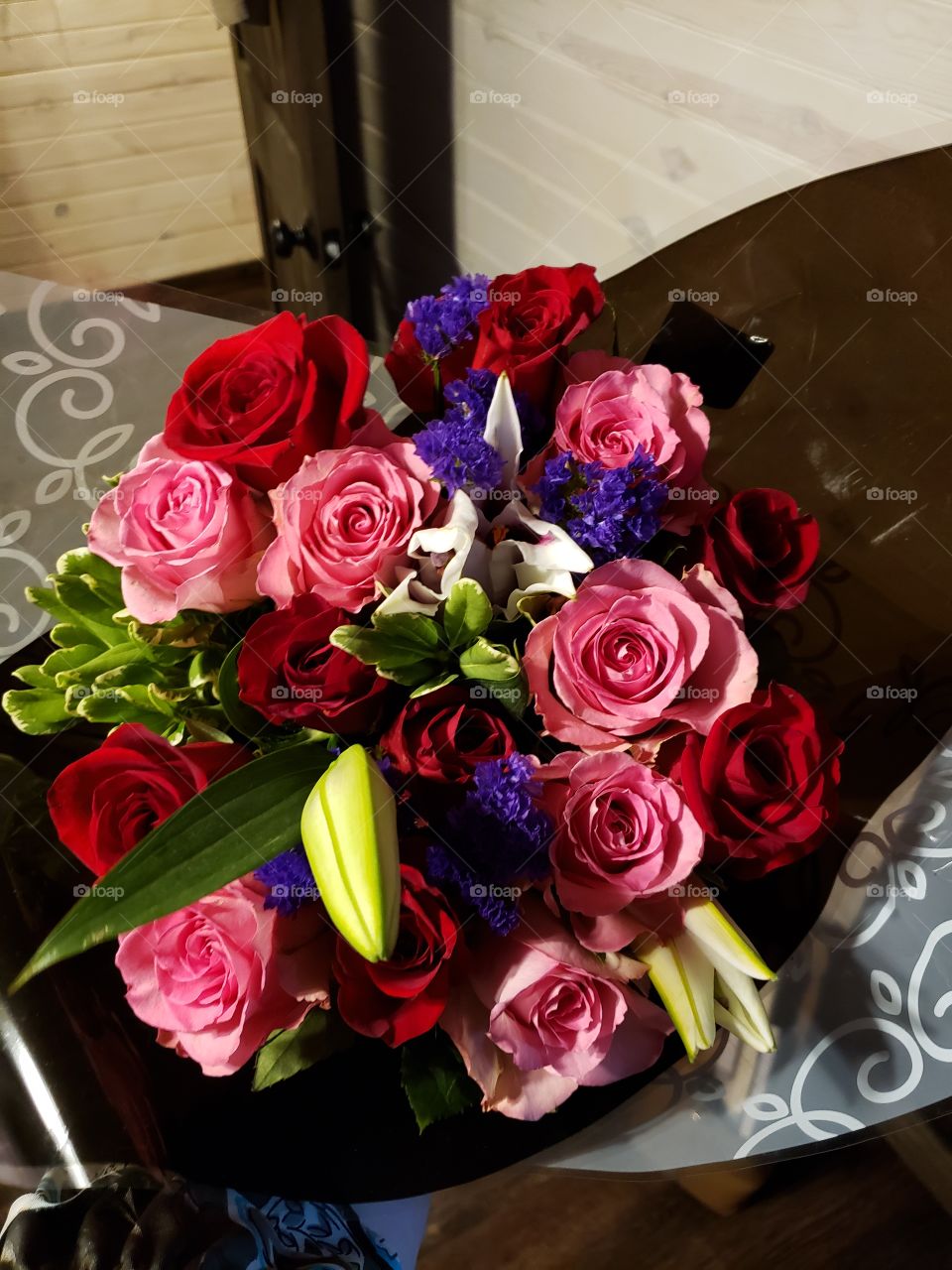 Mothers day bouquet, beautiful roses