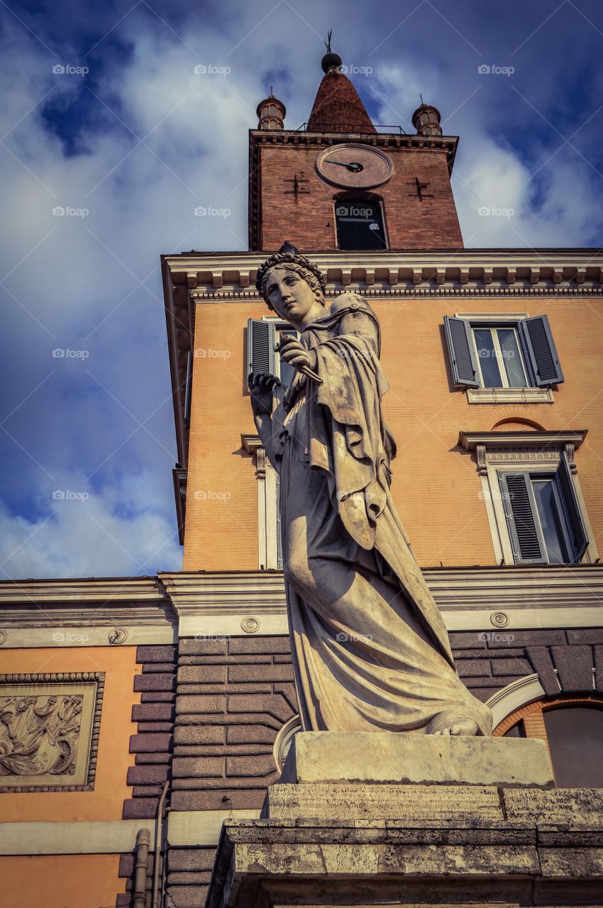 Plaza del Pueblo, Piazza del Popolo (Roma - Italy)