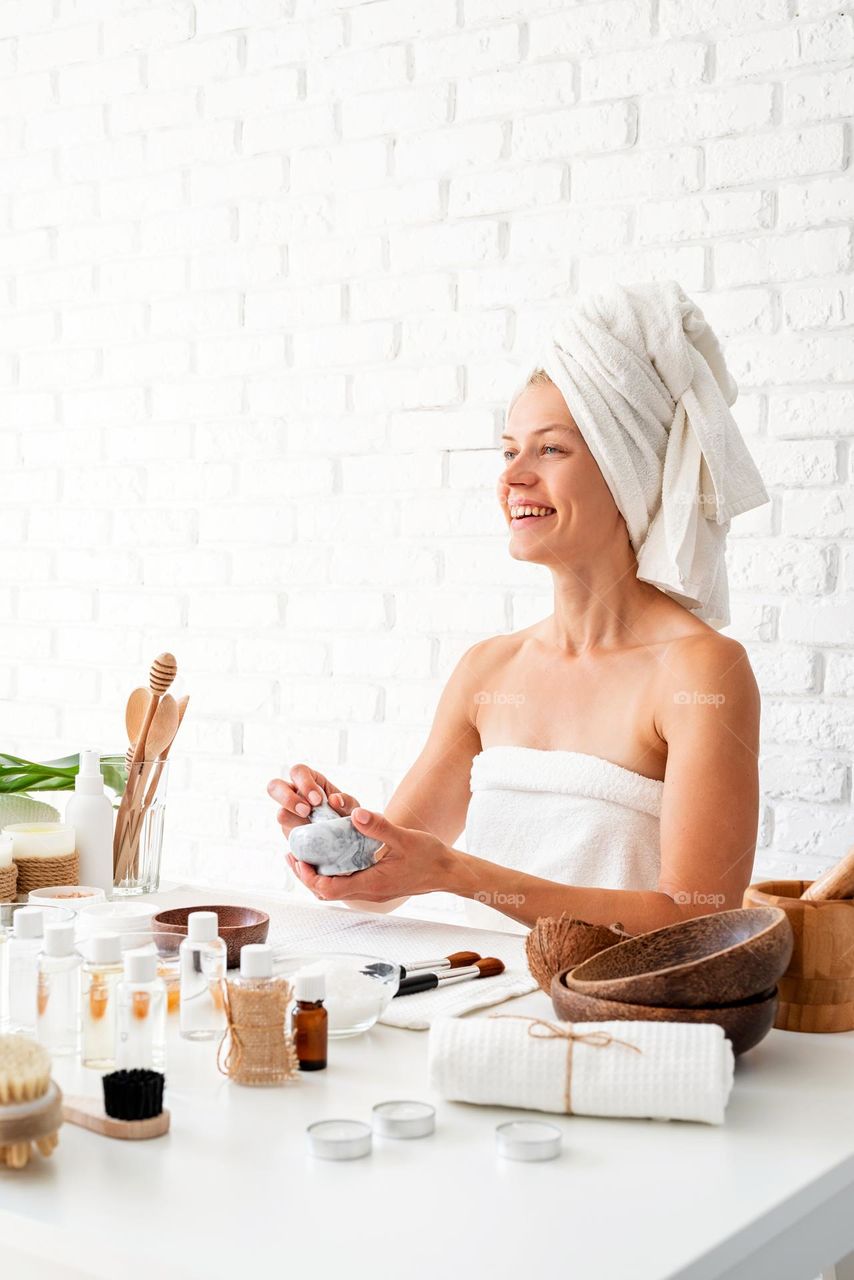 woman at spa salon