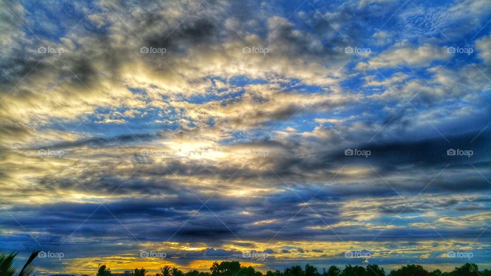 cloudy sunshine