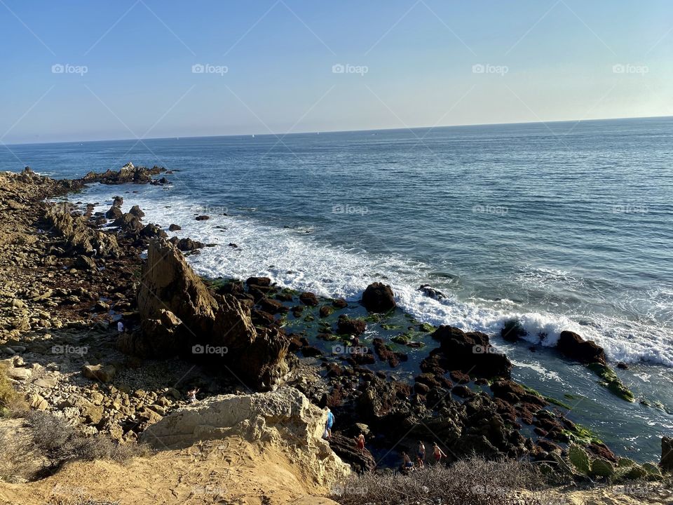 Backside of Corona del Mar State Beach 