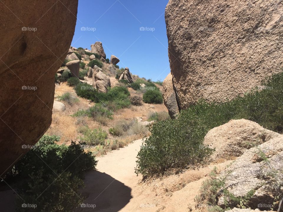 Desert, Rock, Sand, Hiking, Tom Thumbs Peak, Arizona, Mountain, Sunny, 
