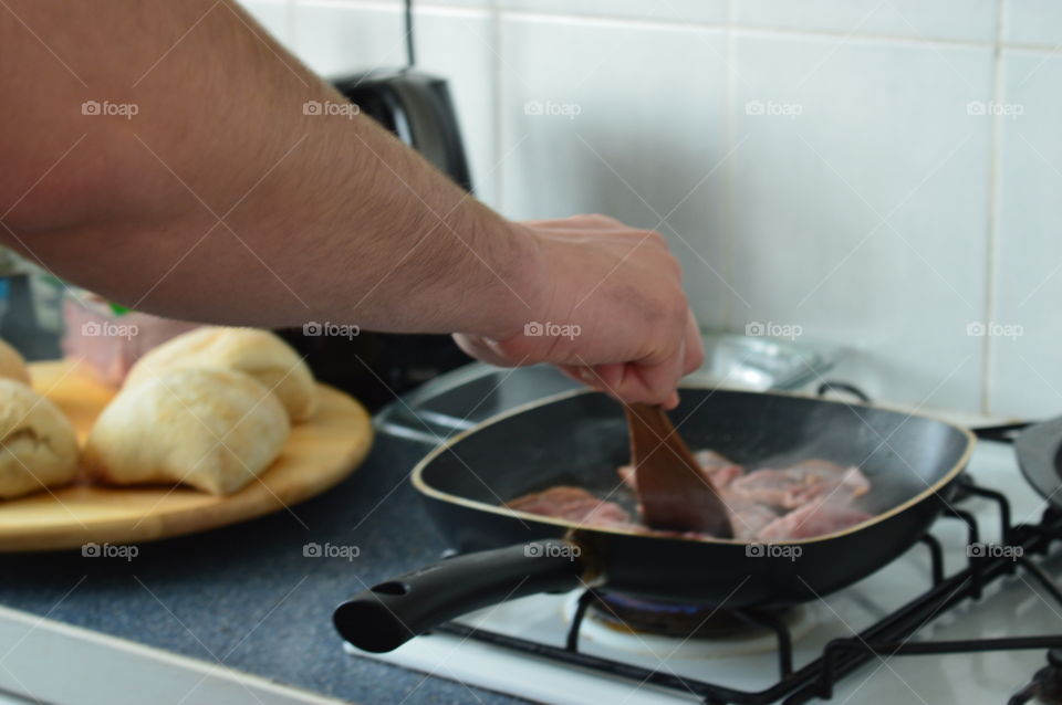 Working hands close up