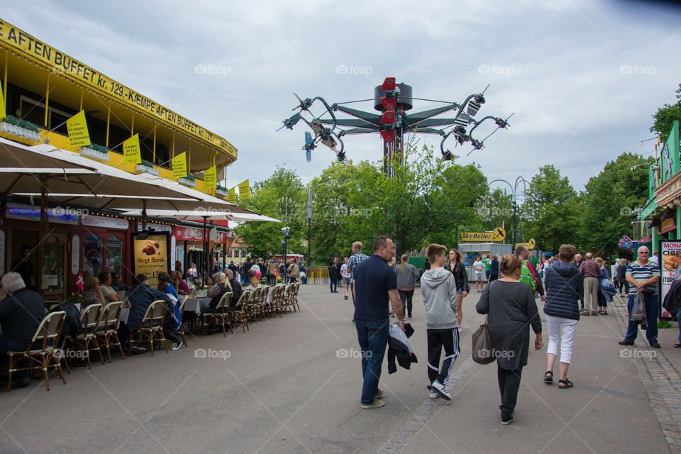 The funfair Bakken in Denmark.