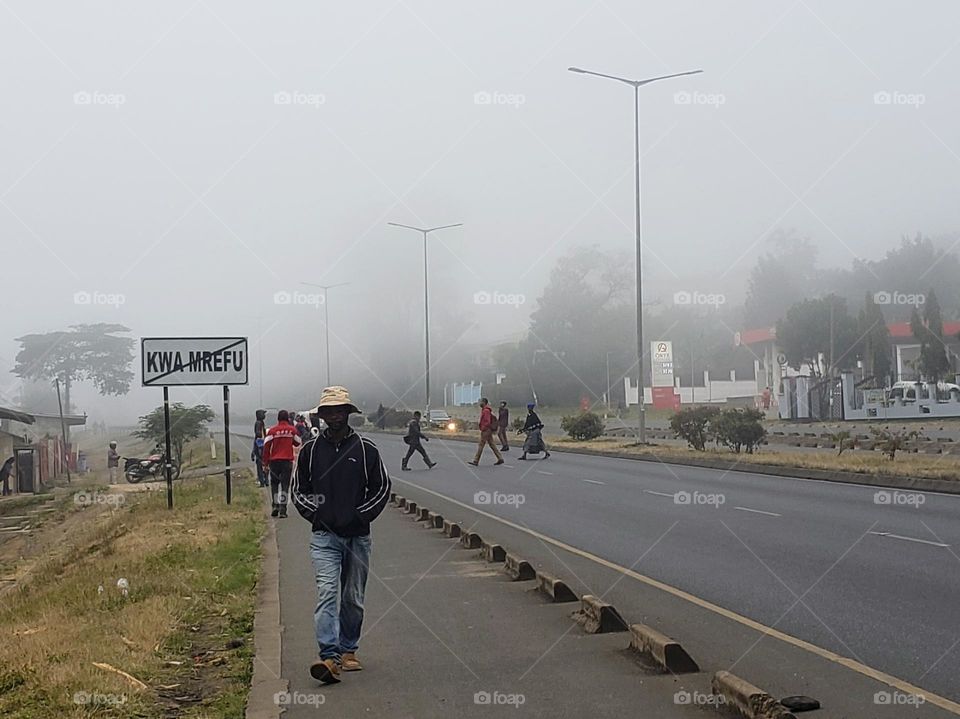 Arusha-Tanzania
One beautiful morning with my bike to work, I took this photo "KWA MREFU" is a Swahili name that mean 'To Tall'/Tall person.