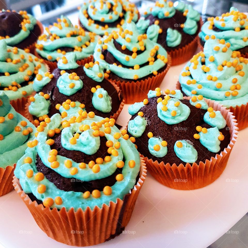 Cake, Sweet, Sprinkles, Sugar, Bakery