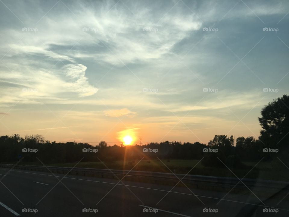Highway sunset2