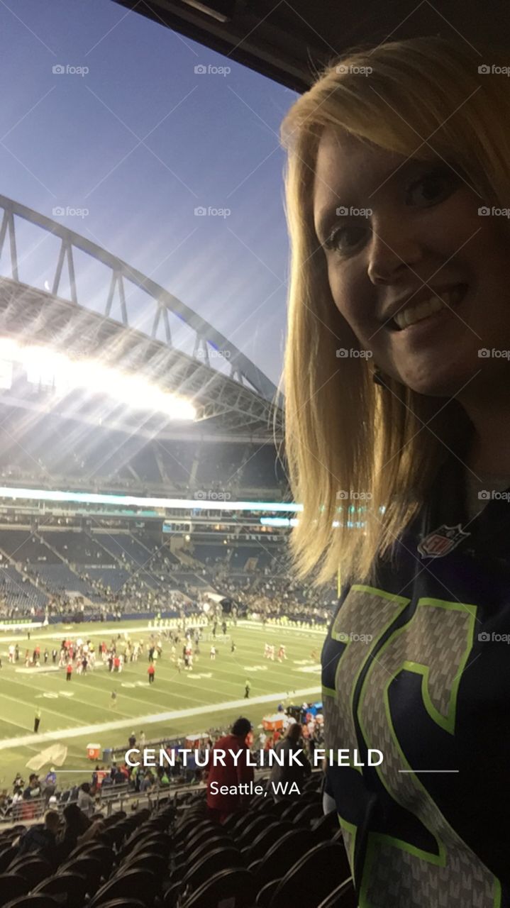Seahawks preseason game!! 