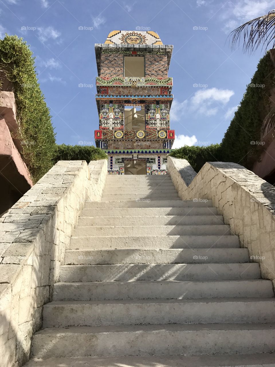 Maya monument