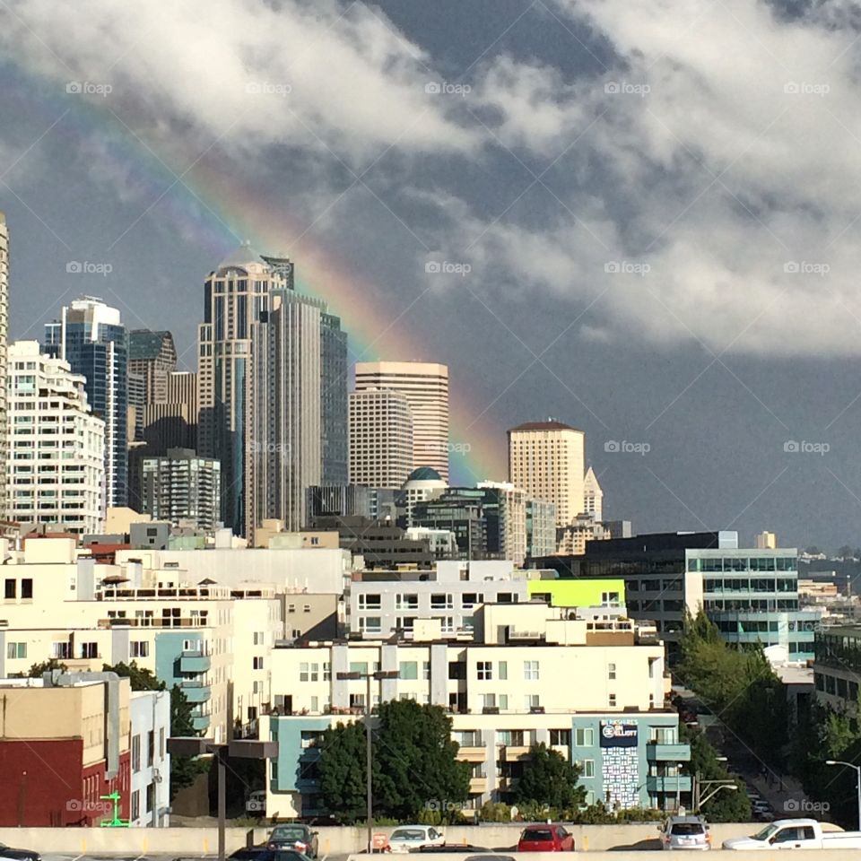 Rainbow over The Emerald City