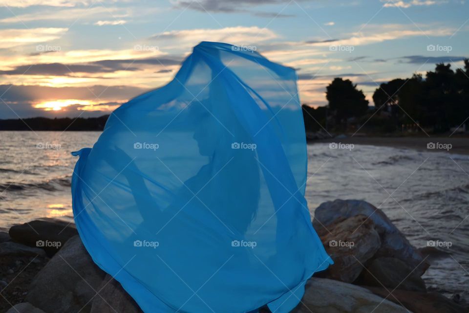 Blue at the Aegean Sea 