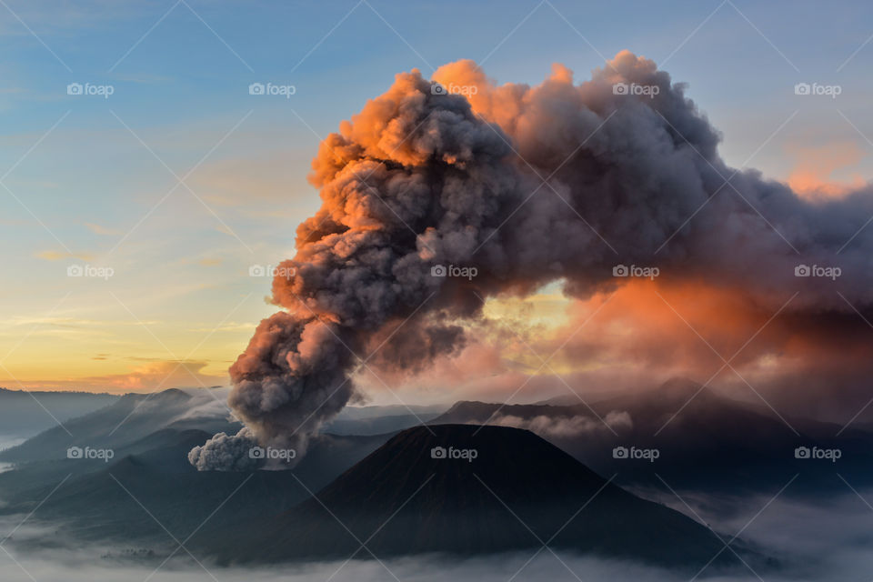 bromo mountain, east java, indonesia