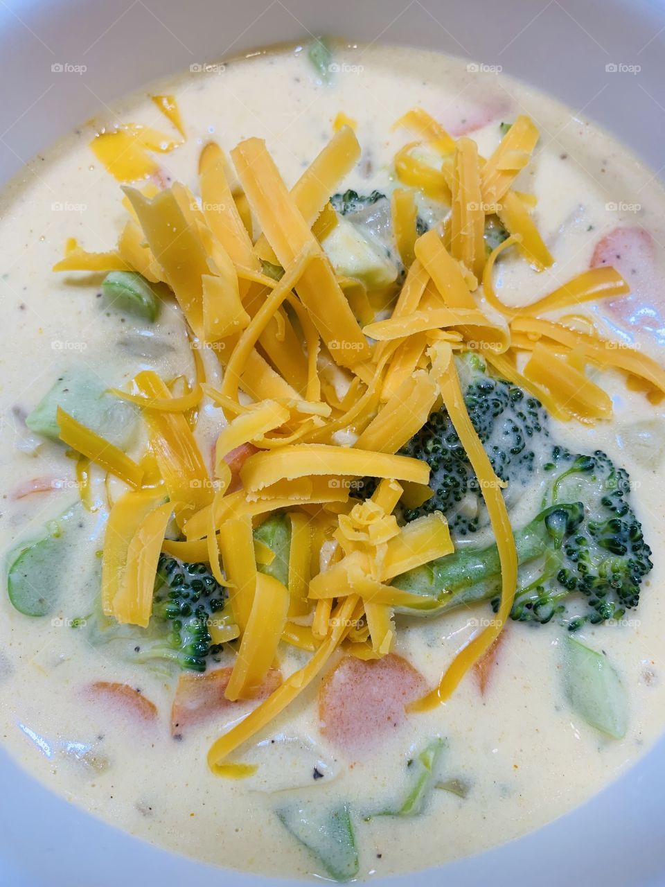 Cream of broccoli soup 
