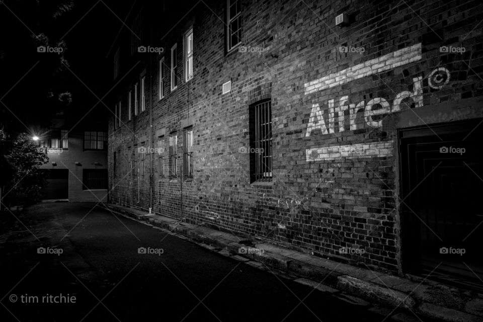 Ghost sign, Esther Lane in Sydney’s Surry Hills