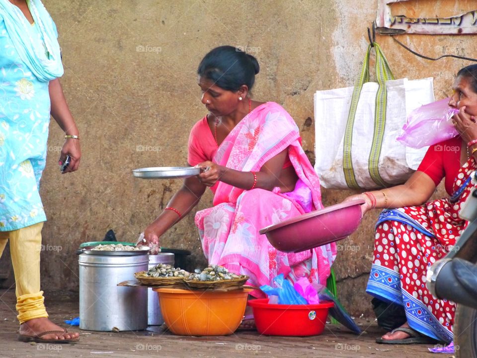 Woman at work