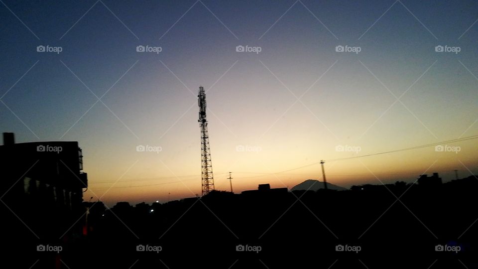 is there morning, rising moment very cool and chill atmospheric conditions