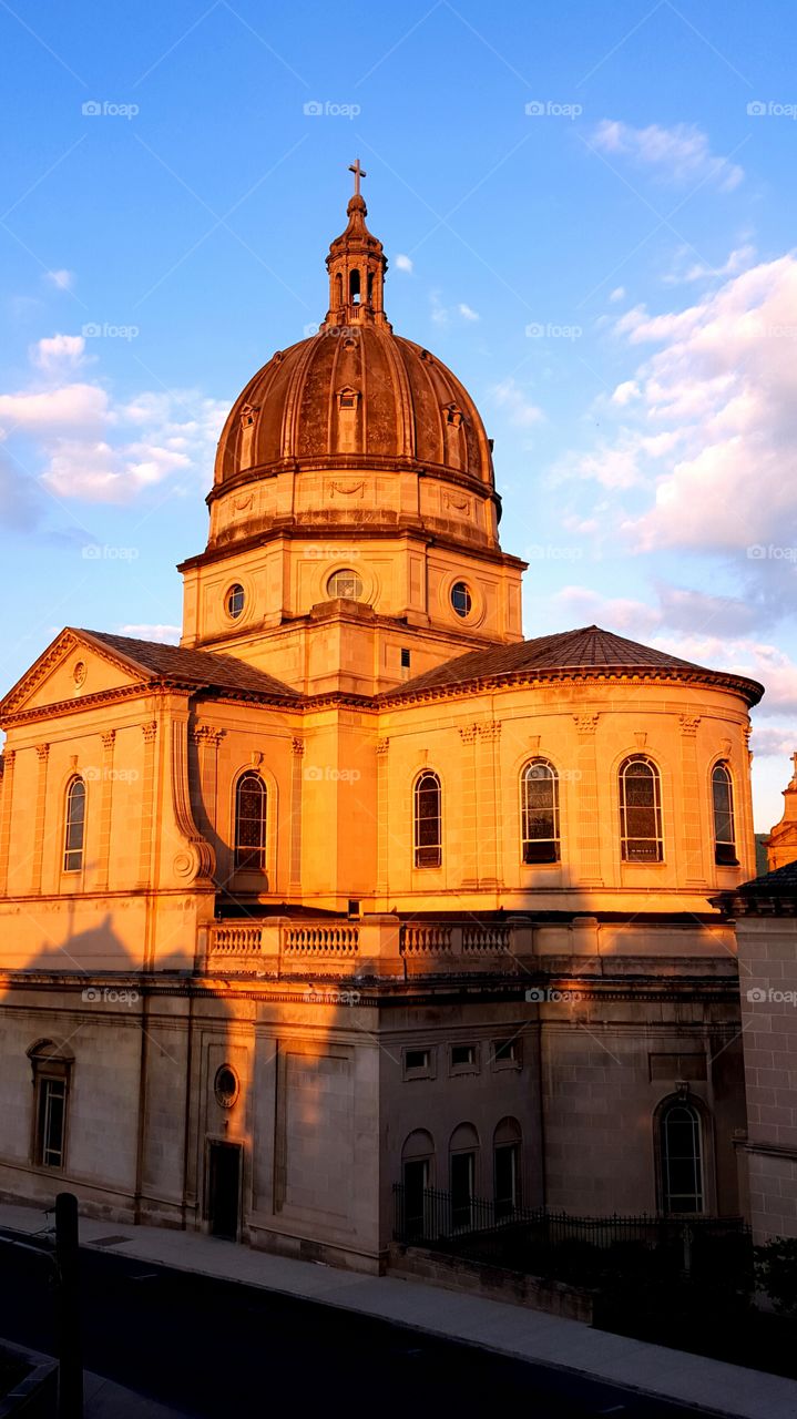 Cathedral sunset