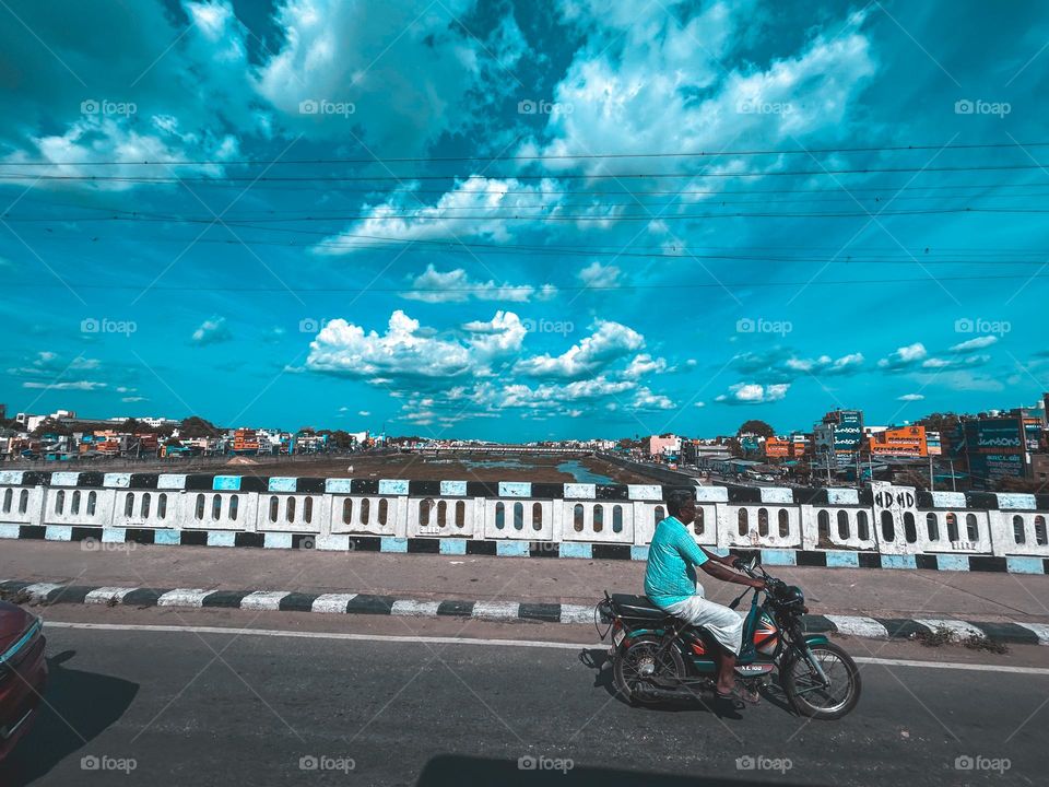 Motorcyclist - Nature - Day light 