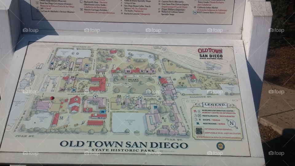 old San Diego map