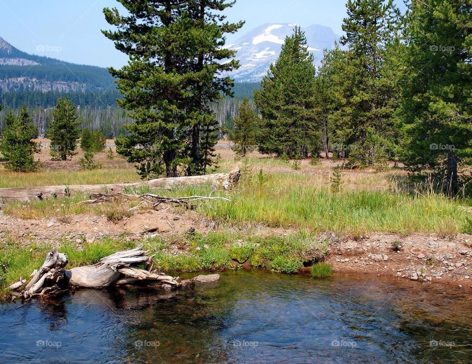 Mountain and Creek