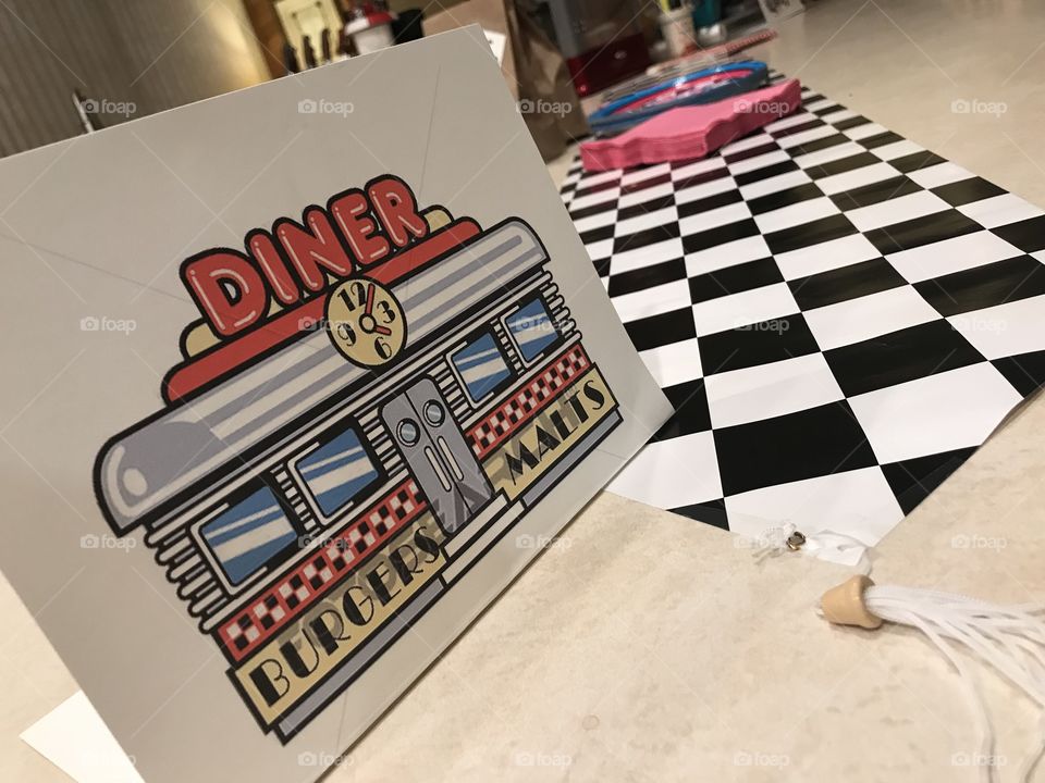 50s Dinner Decorations