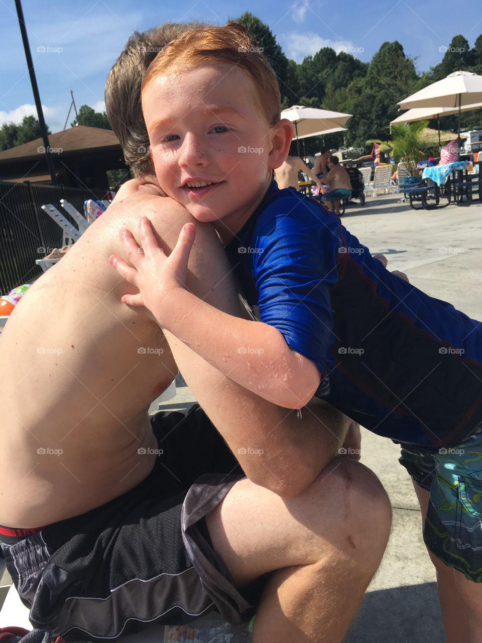 People, Portrait, Beach, Child, Man