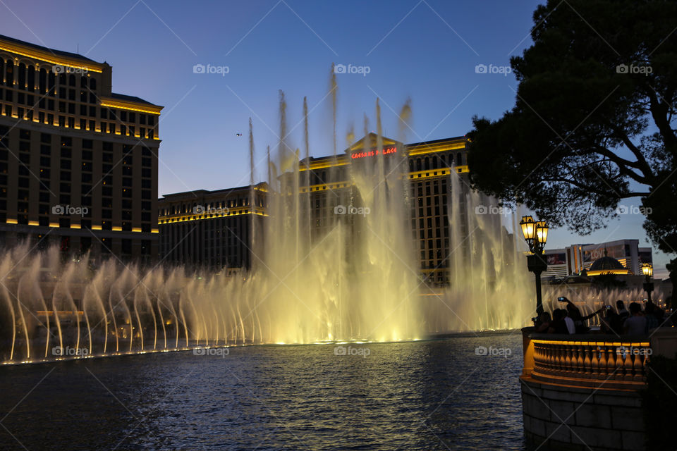 Fountain in Vegas