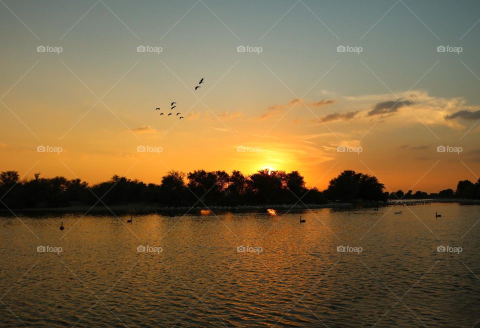 Sunset at the Lake