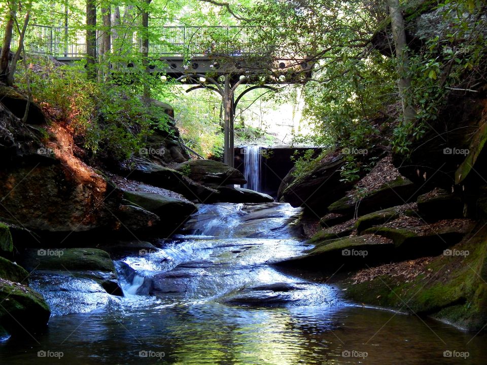 Henderson Falls Park in Toccoa Georgia
