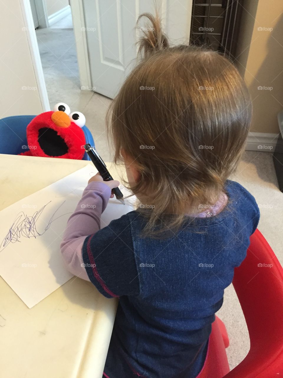 Drawing In The Playroom