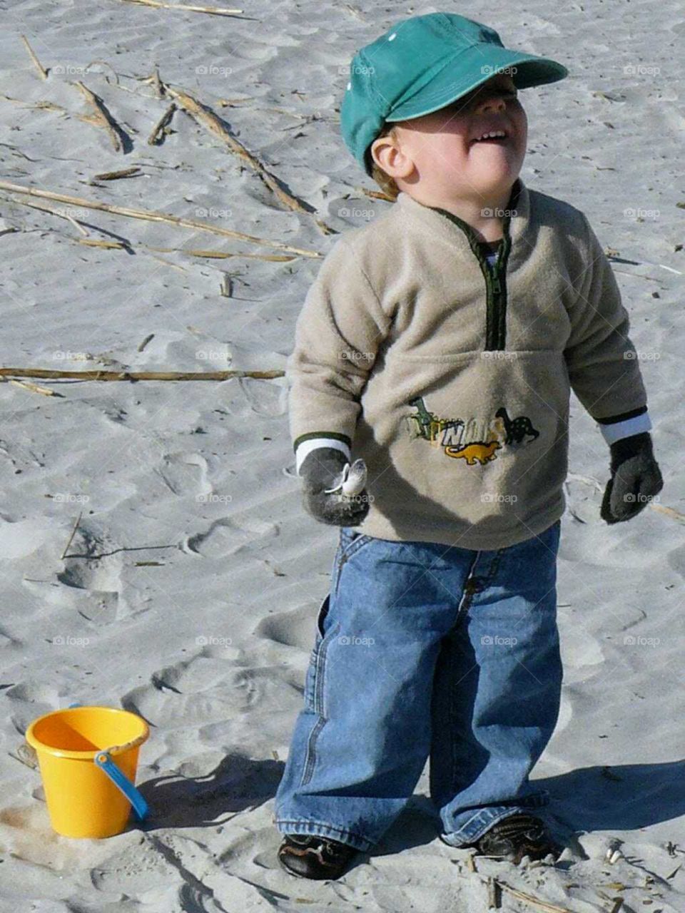 Boy at the beach