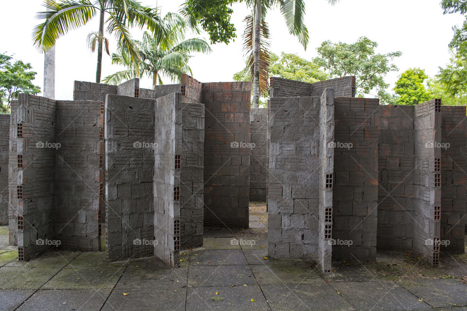 Brick labyrinth