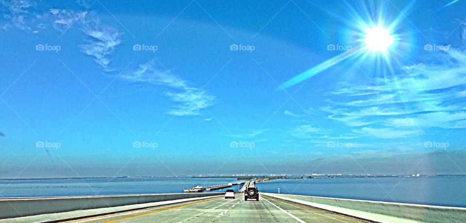 Traveling in the sun