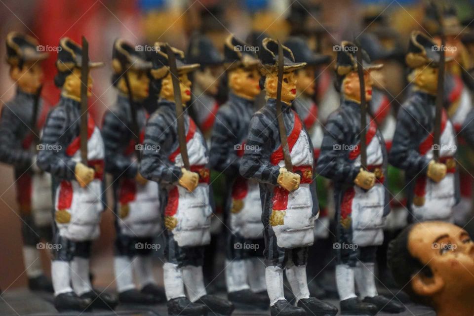 Javanese toy soldiers of Jogjakarta, Indonesia