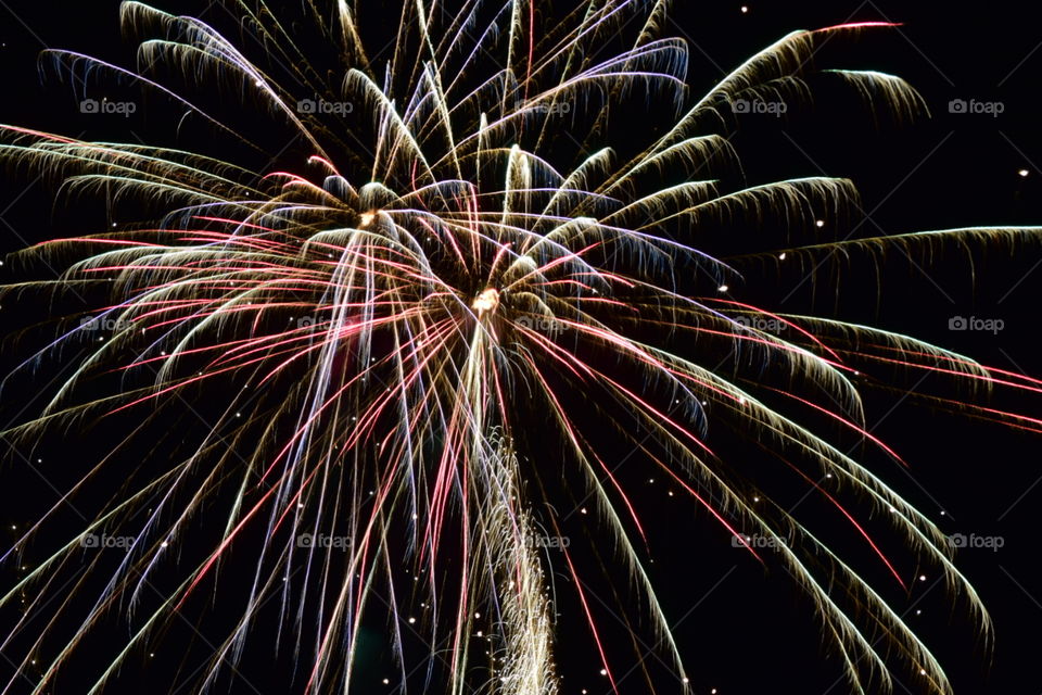 Colors of independence. Taken at a firework show
