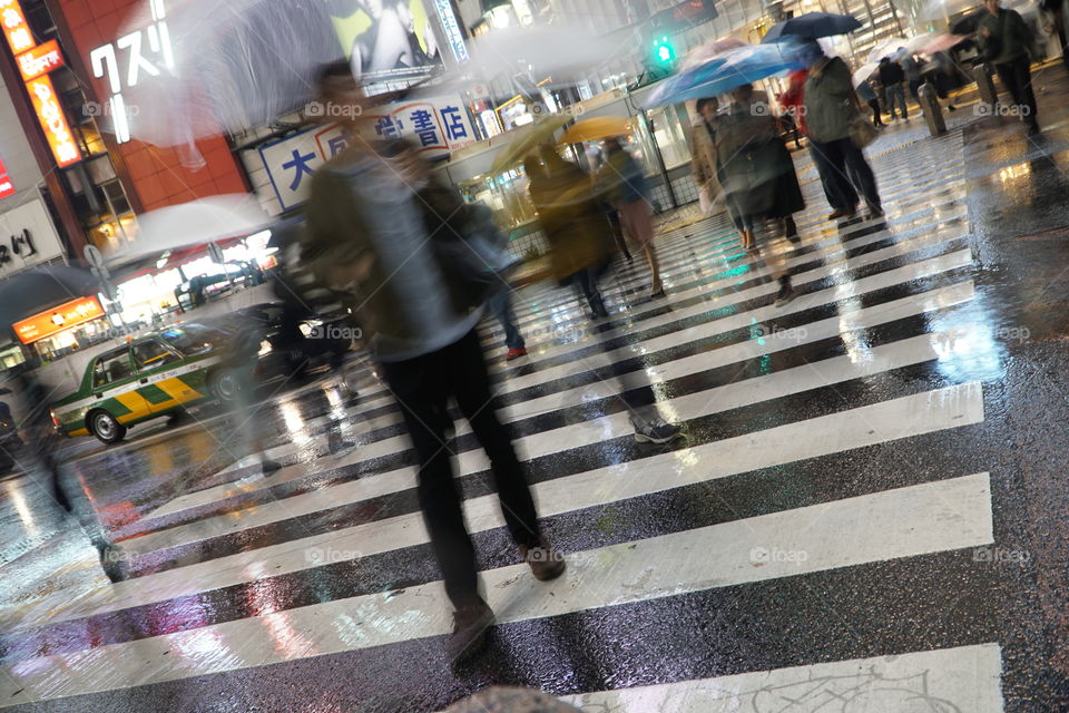 Shibuya crossing, Tokyo, Japan. 