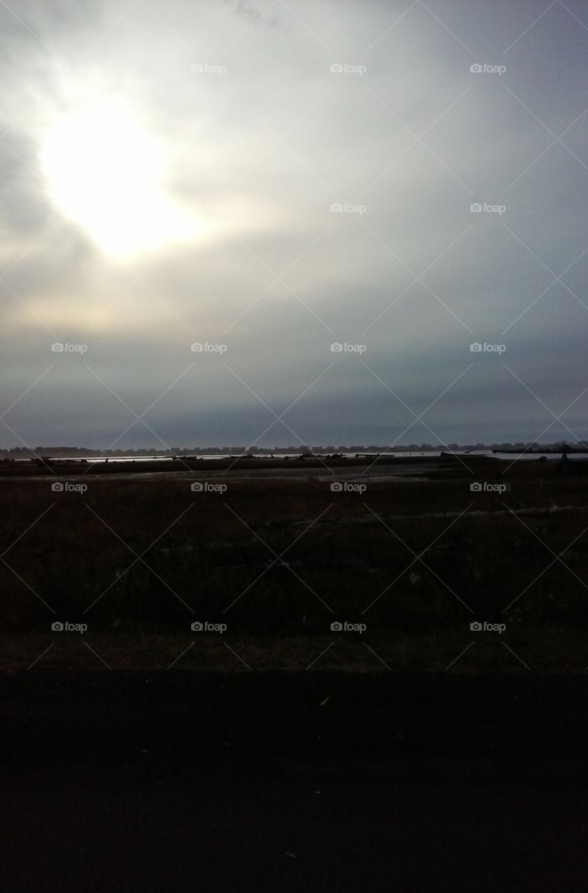 Landscape, Water, Sunset, Beach, Light