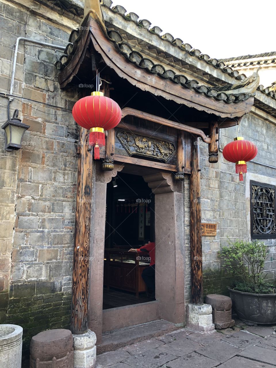 Ancient arch and door 
