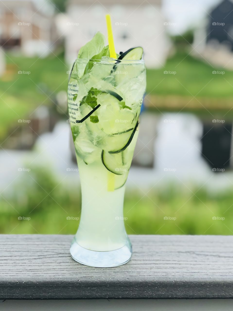 This Aviation Gin cucumber basil smash is so refreshing on a hot summer day. It counts as a side salad, right?