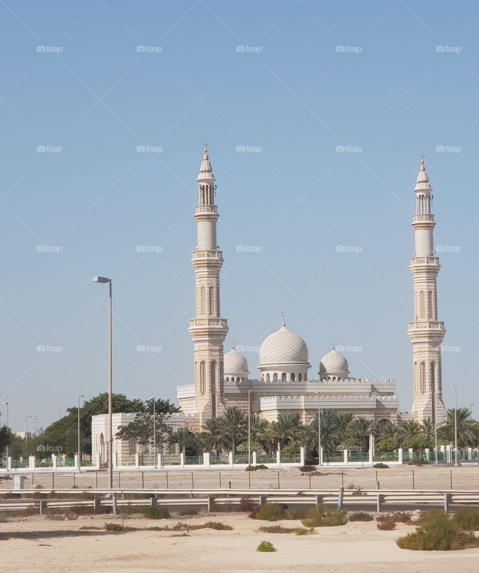 Nice mosque in Dubai