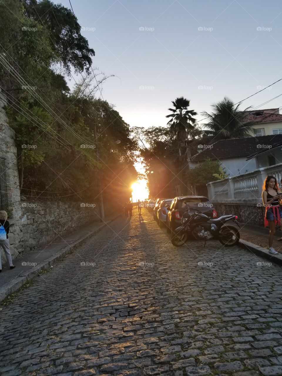 A procura do pôr do Sol.