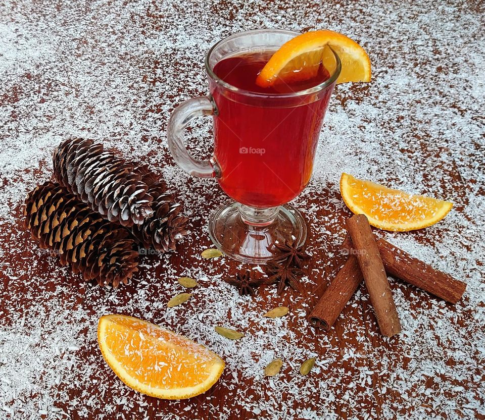 Holiday drink ❄️🍊🎄 Winter time 🍊🎄❄️