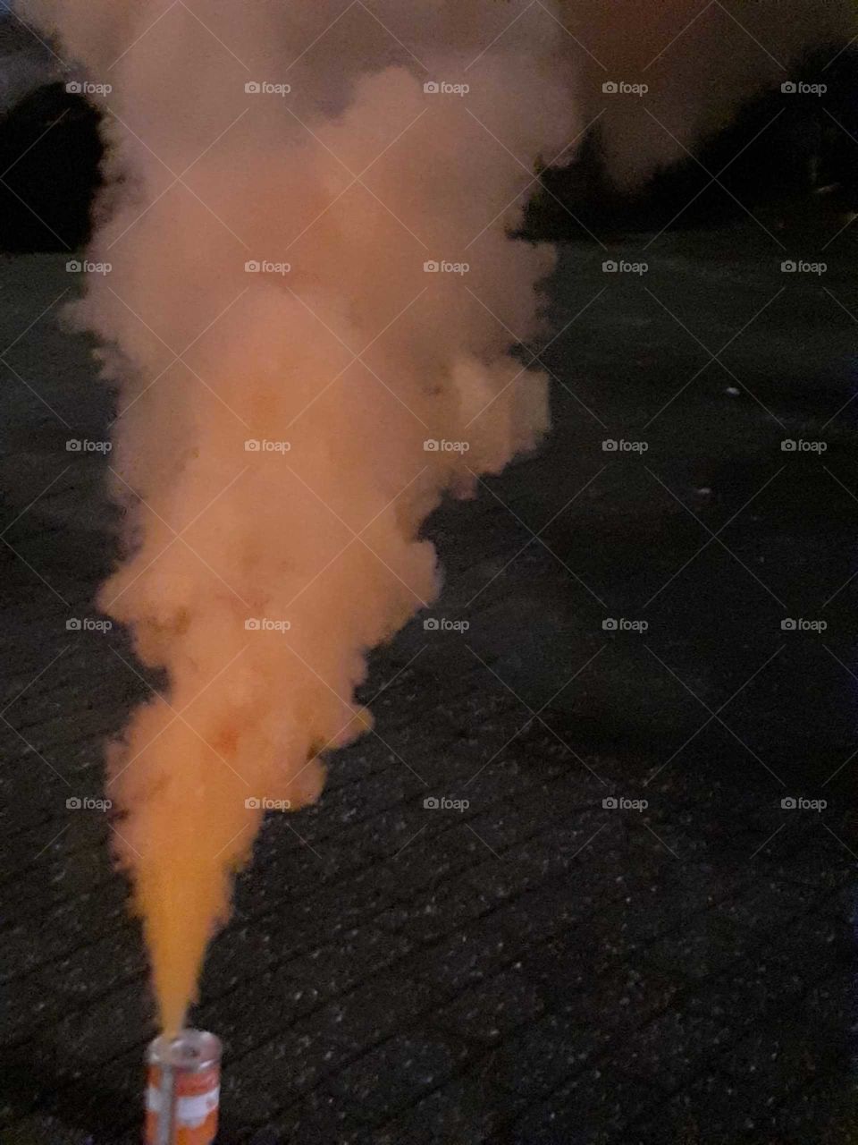 Smoke from fireworks bomb the Netherland