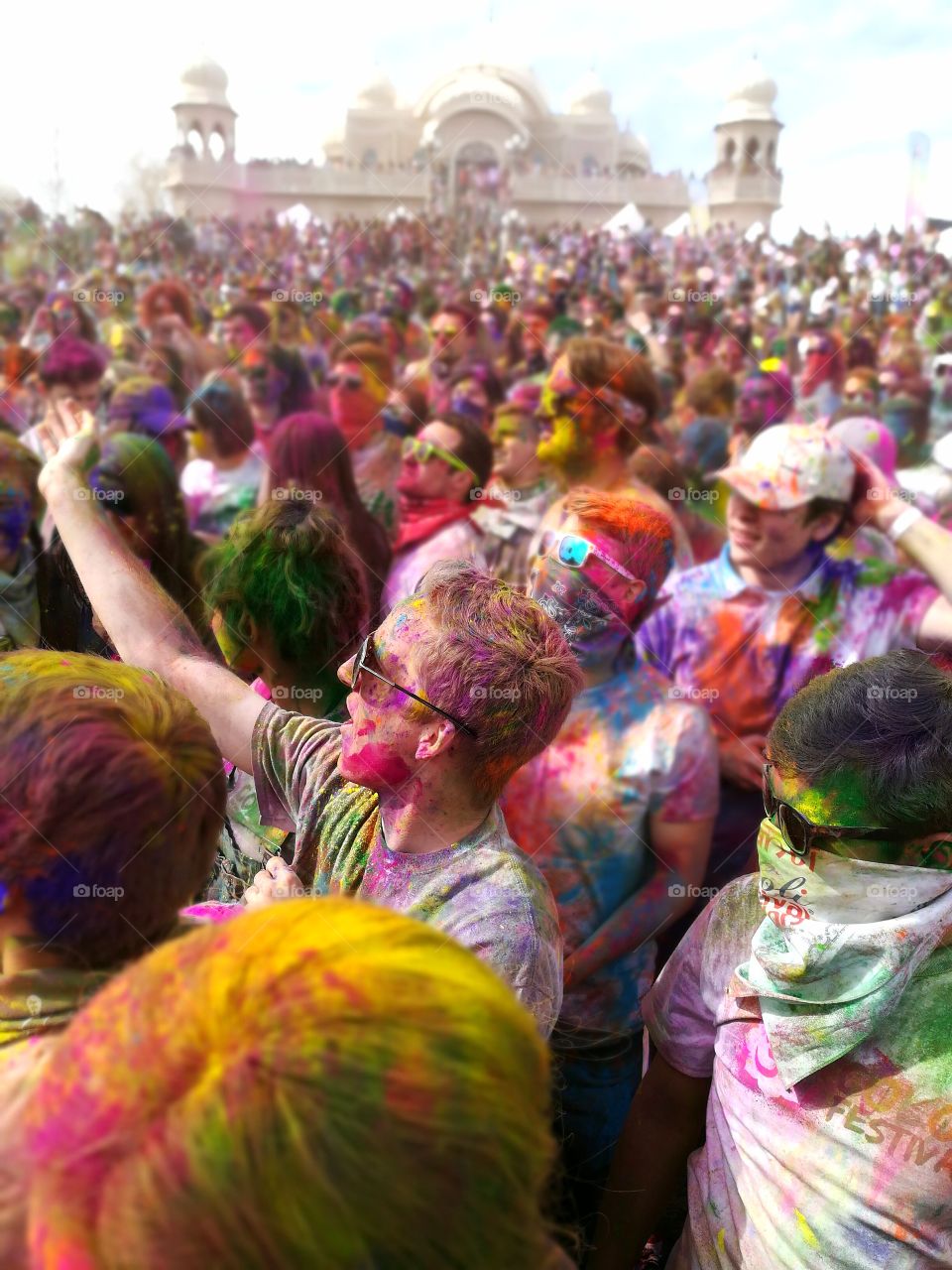Festival of Colors, crowd