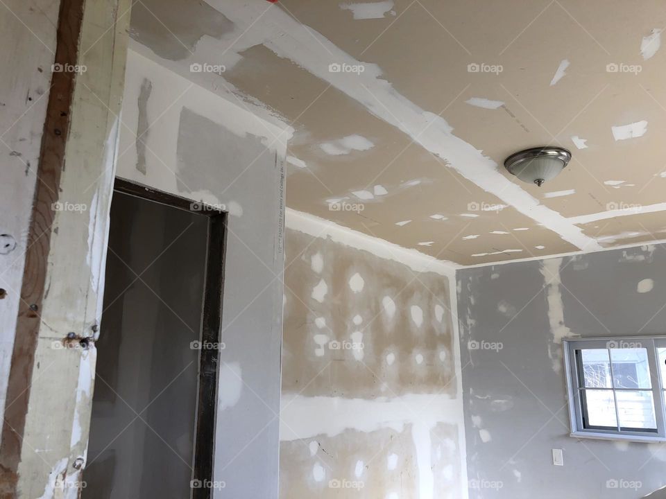 Finishing a room that’s being remodeled