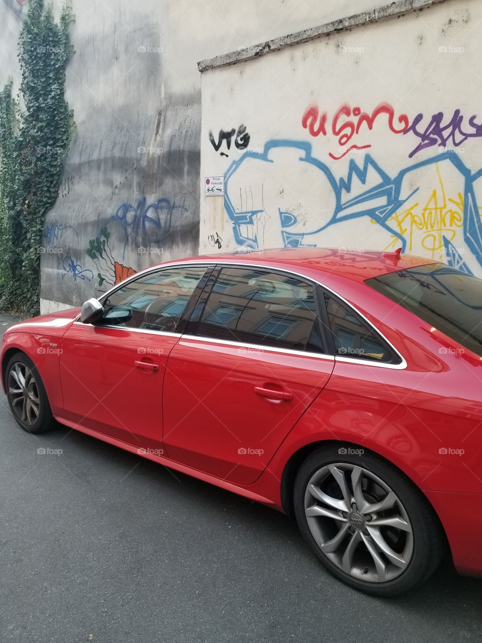 red Audi