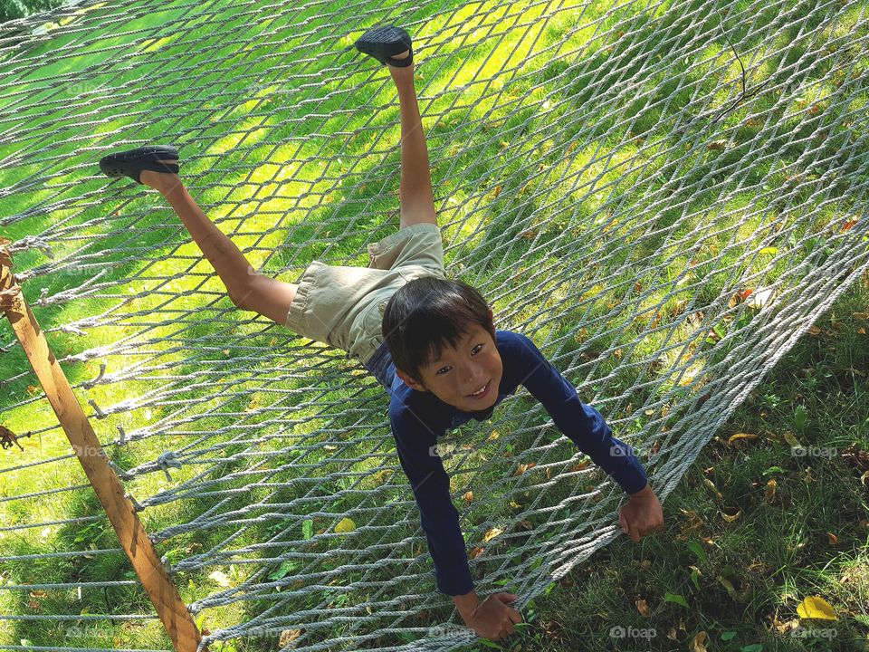 Child on Hammock