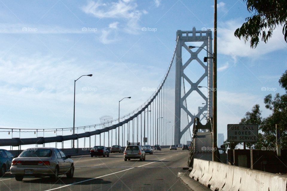 Bay bridge. San Francisco 