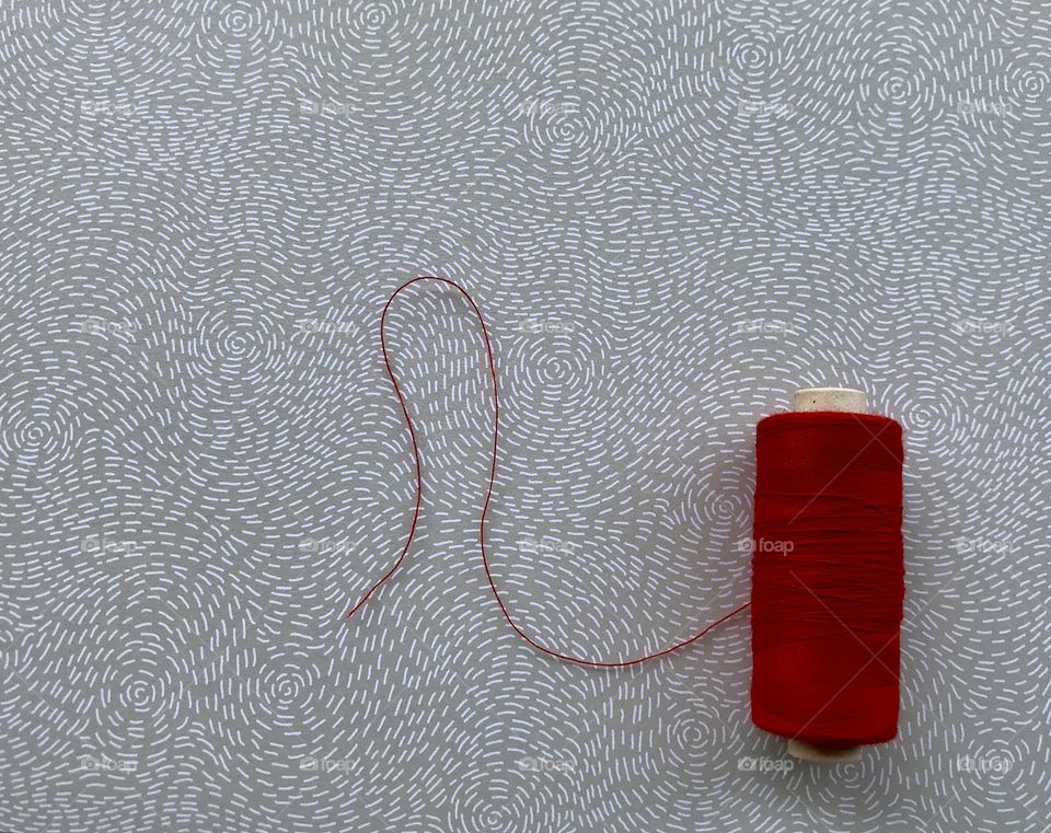 Red cotton string 
