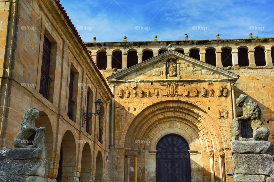 Colegiata de Santillana del Mar, Cantabria, Spain.